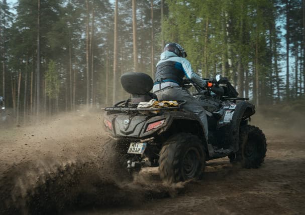 a quad bike